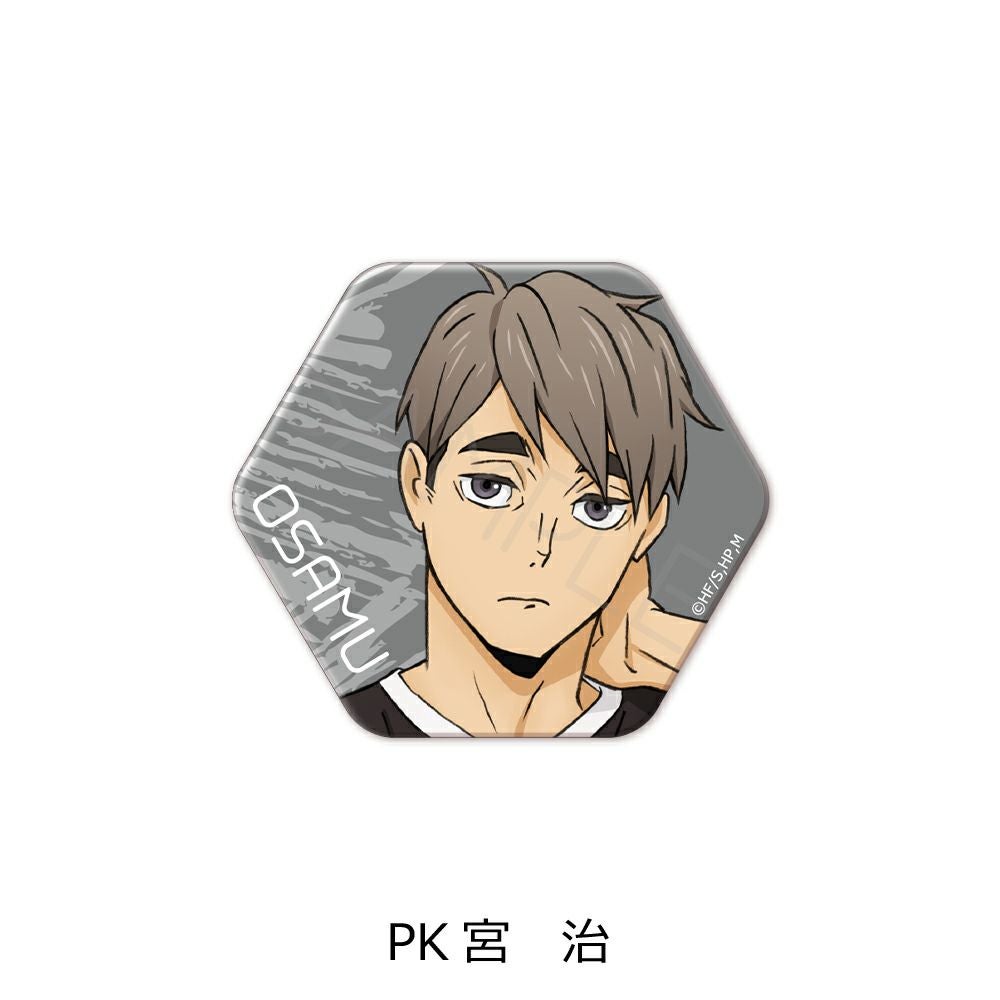 ハイキュー!!』第6弾(2) 六角形缶バッジ PK(宮 治) | ビビット