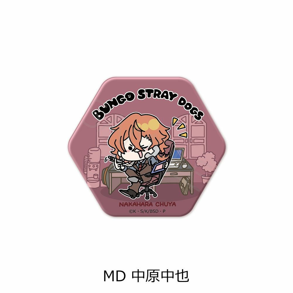 文豪ストレイドッグス』第2弾 六角形缶バッジ Mocho-D (中原 中也