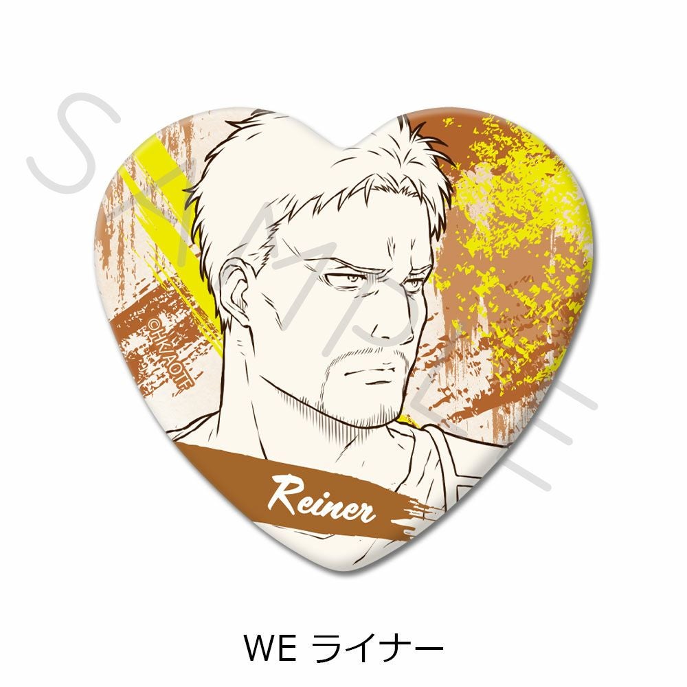 TVアニメ『進撃の巨人 The Final Season』第9弾 ハート型缶バッジ WE