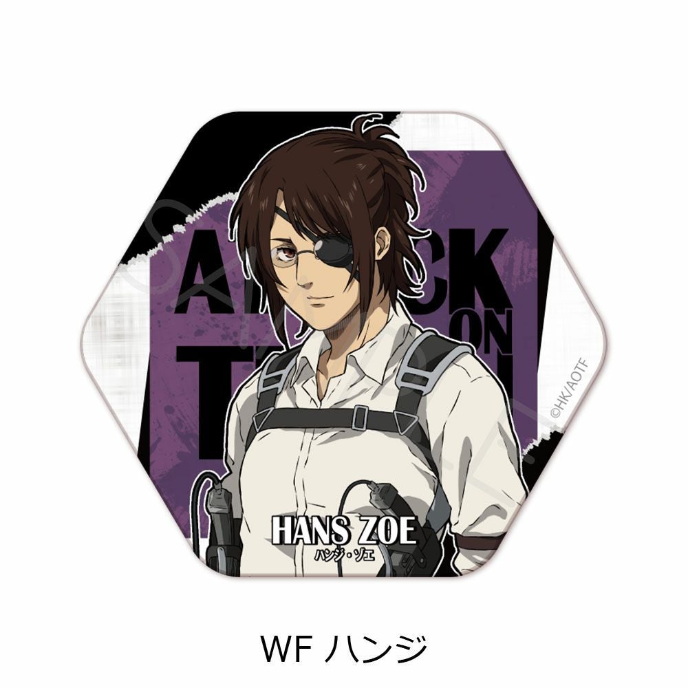 TVアニメ『進撃の巨人 The Final Season』第9弾 六角形缶バッジ WF