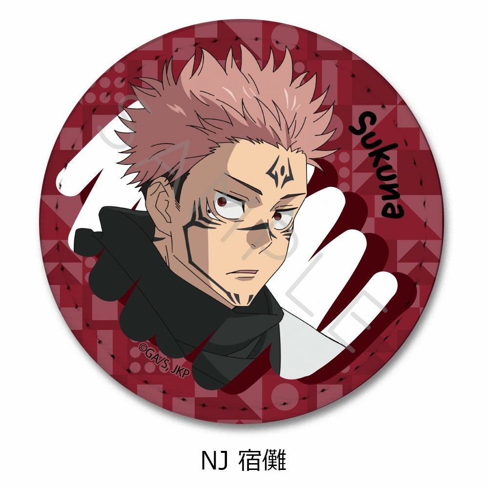 呪術廻戦』 2期 第2弾 レザーバッジ (丸形) NJ (宿儺) | ビビット