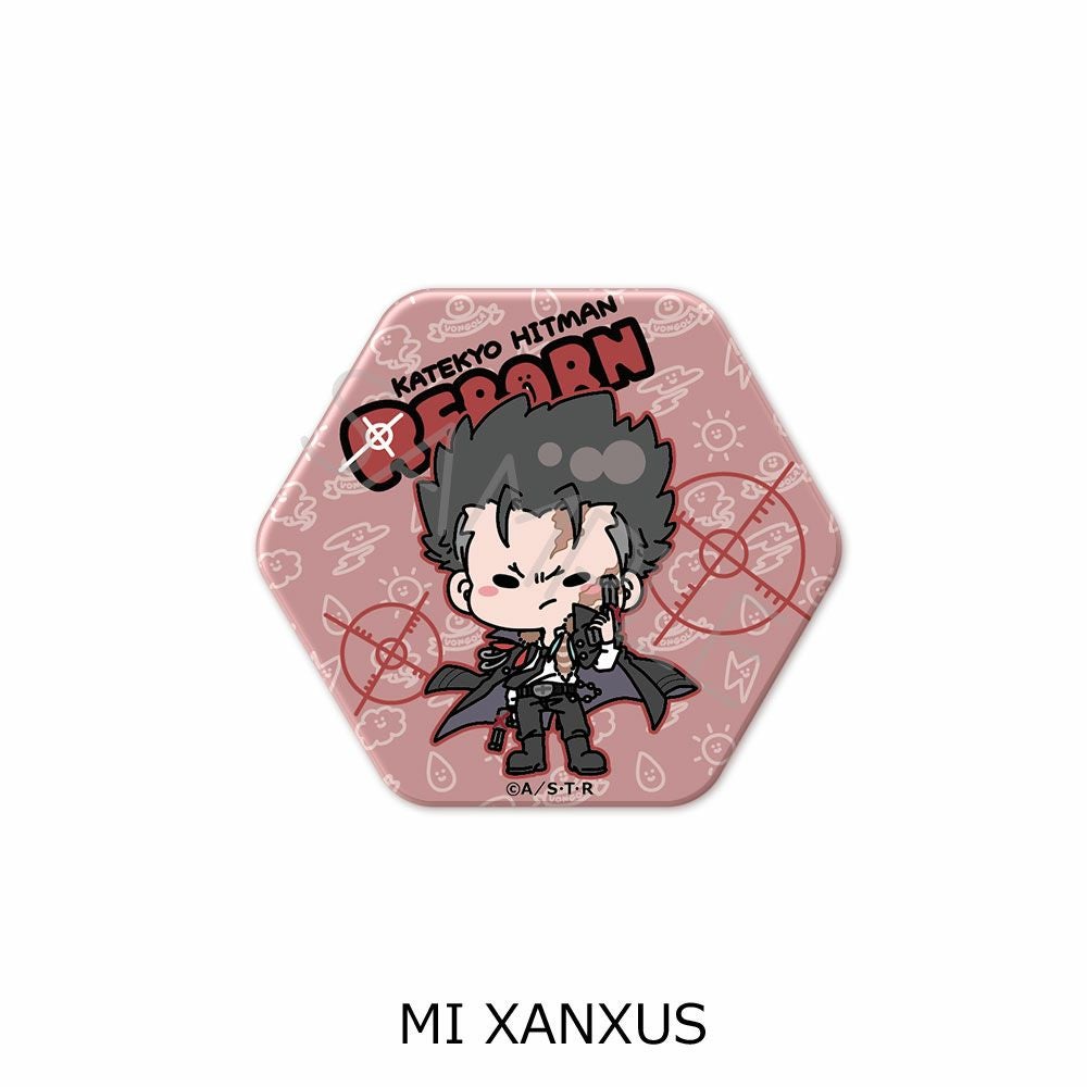 リボーン XANXUS 六角形缶バッジ J-WORLD その1 六角形缶バッジ | ビビット