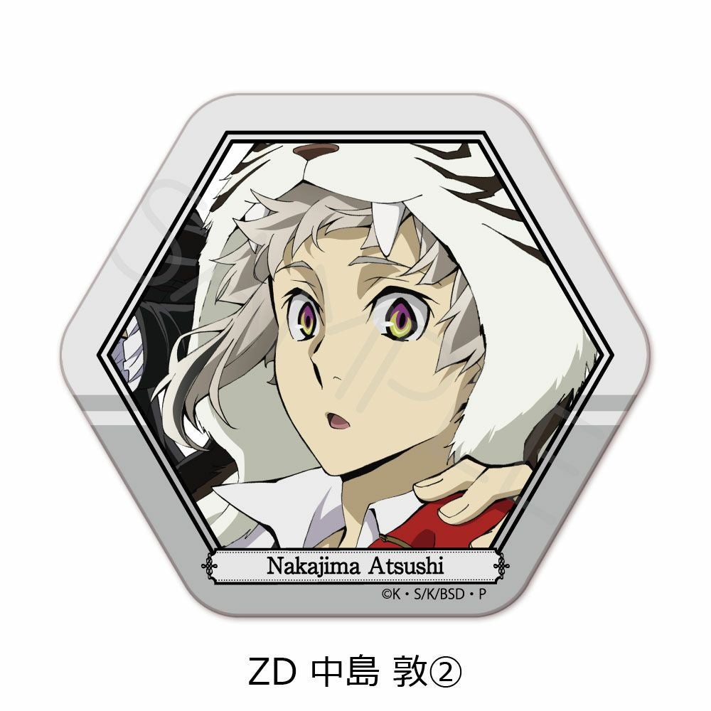 文豪ストレイドッグス』第3弾 六角形缶バッジ ZD (中島 敦(2)) | ビビット