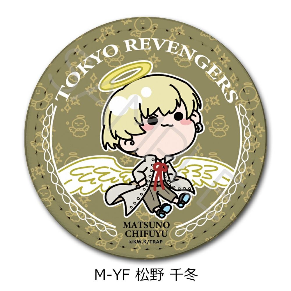 東京リベンジャーズ』第6弾 レザーバッジ（丸形 ) Mocho-YF (松野 千冬