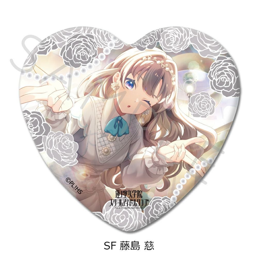 ハート型缶バッジ | ビビット