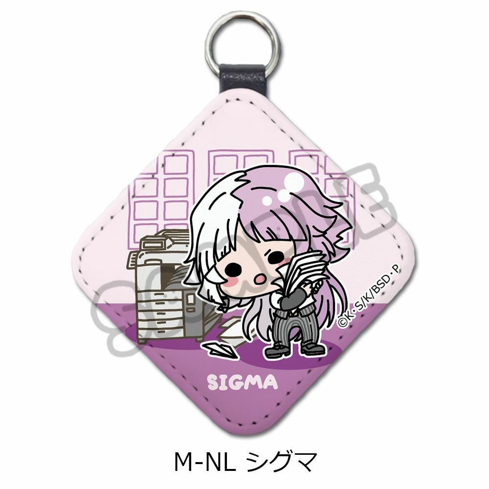 Mokuji＊②３点 限定セット　フラットポーチ リフィル アクリルキーチェーン 文豪ストレイドッグス』第4弾 レザーチャーム Mocho-NL (シグマ