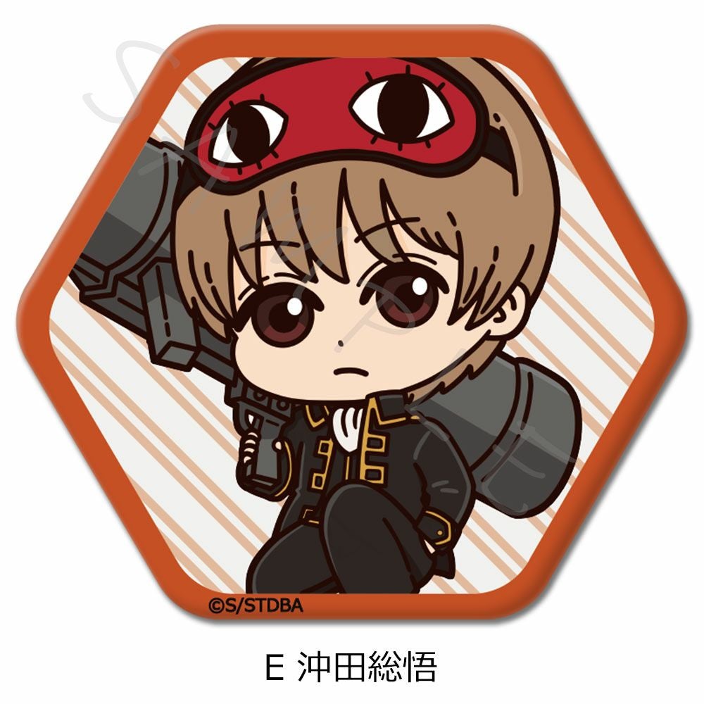 TVアニメ『銀魂』 六角形缶バッジ E(沖田 総悟) | ビビット