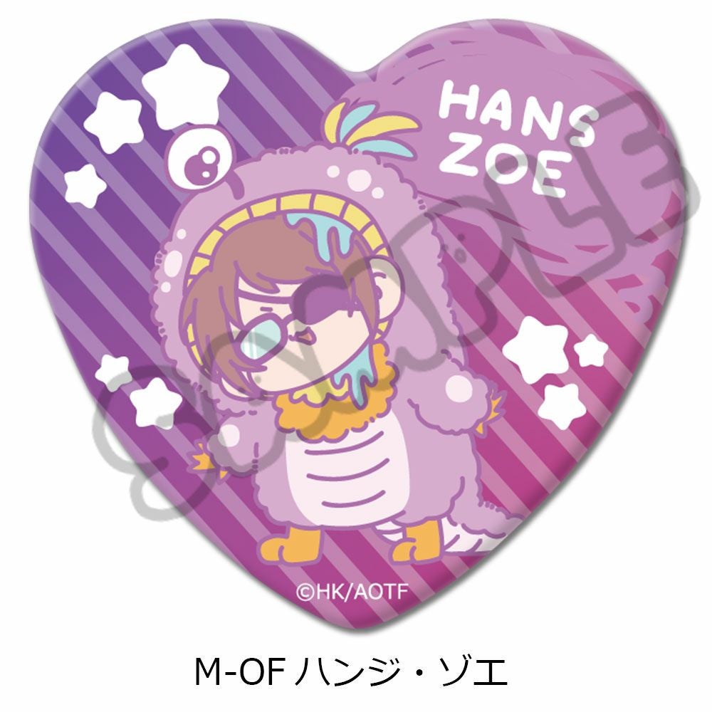 TVアニメ『進撃の巨人 The Final Season』第11弾 ハート型缶バッジ M