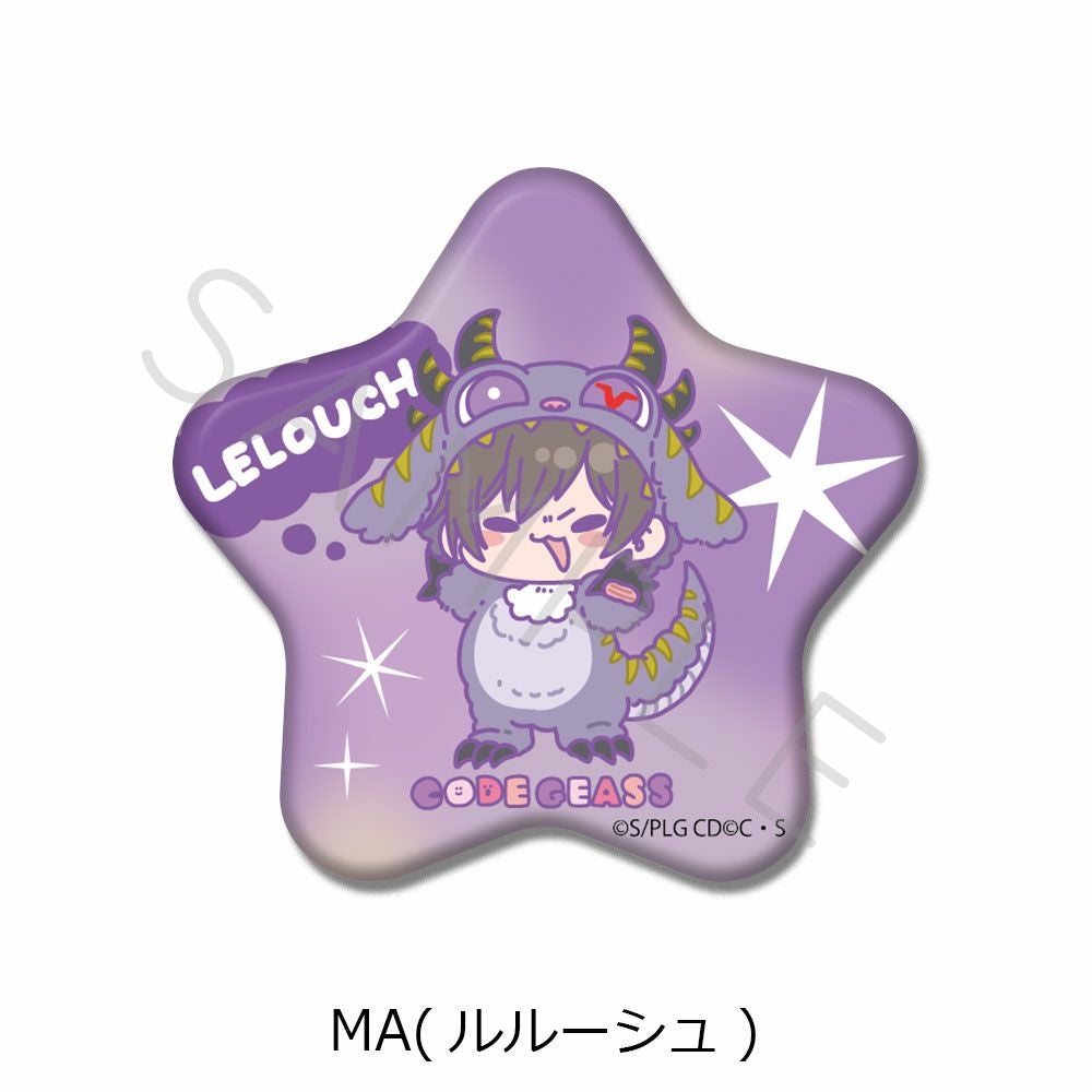 コードギアス 反逆のルルーシュ』星型缶バッジ MA (ルルーシュ) | ビビット