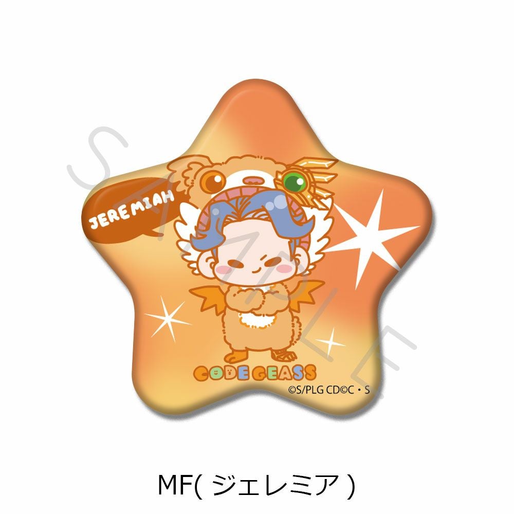 コードギアス 反逆のルルーシュ』星型缶バッジ MF (ジェレミア) | ビビット