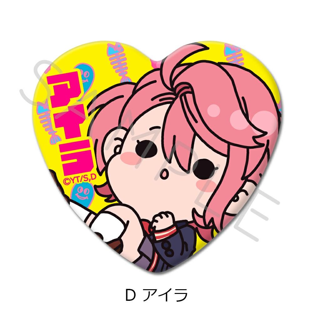 ダンダダン 缶バッジ ぴた！でふぉめ TVアニメ 『ダンダダン』ハート型缶バッジ D (アイラ) | ビビット