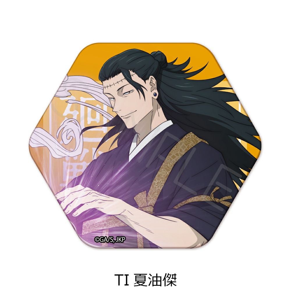 TVアニメ「呪術廻戦」2期 第4弾 六角形缶バッジ TI(夏油傑) | ビビット