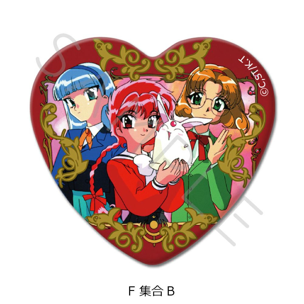 ハート型缶バッジ | ビビット
