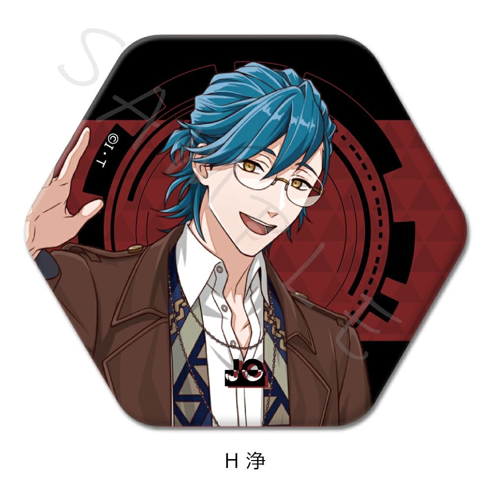 六角形缶バッジ | ビビット