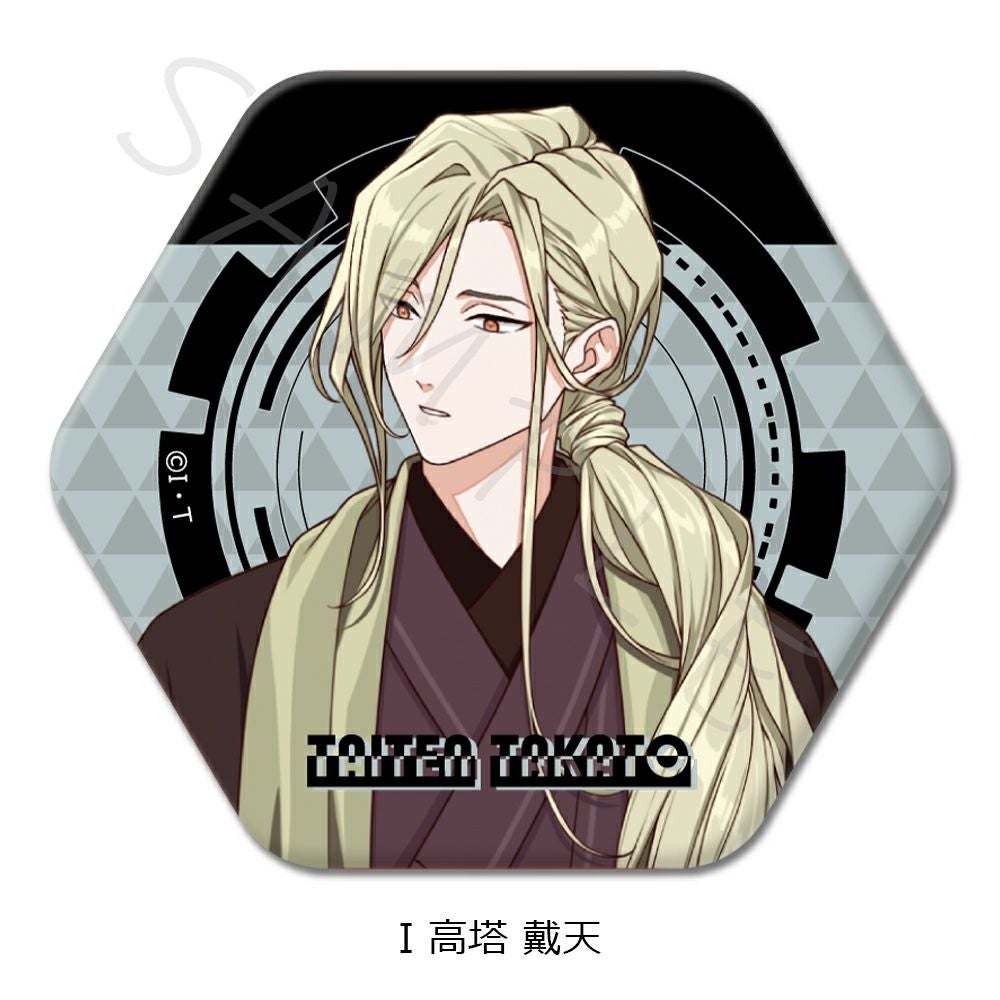 六角形缶バッジ | ビビット