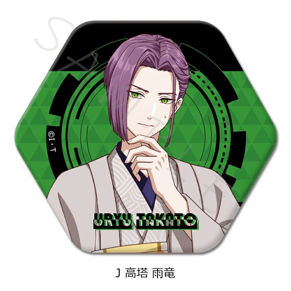 高塔雨竜 ライドカメンズ CANバッジ 缶バッジ ライドカメンズ』 六角形缶バッジ J (高塔 雨竜) | ビビット
