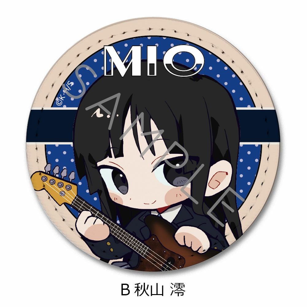 けいおん！』レザーバッジ（丸形） B（秋山 澪） | ビビット