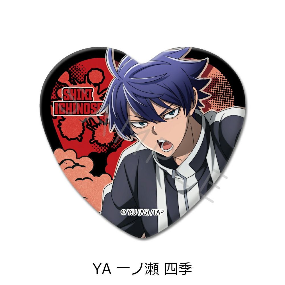 TVアニメ「桃源暗鬼」第1弾 ハート型缶バッジ YA (一ノ瀬 四季) | ビビット