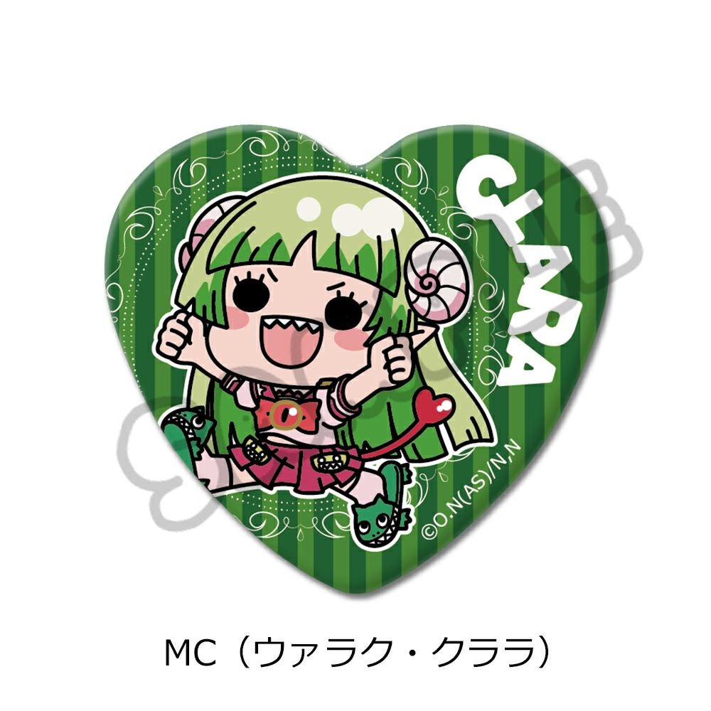 アニメ『魔入りました！入間くん』ハート型缶バッジ MC（ウァラク