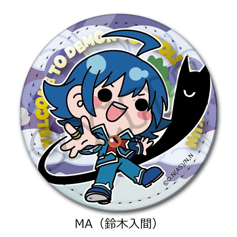 アニメ『魔入りました！入間くん』レザーバッジ（丸形） MA（鈴木入間