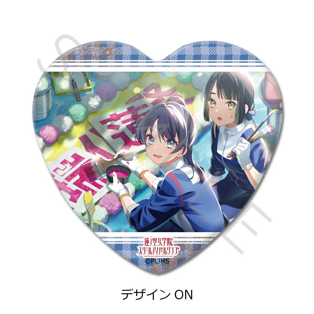 ハート型缶バッジ | ビビット