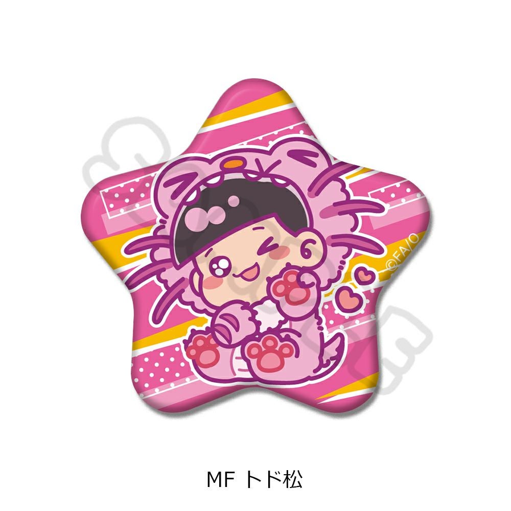 アニメグッズまとめ 美品　缶バッジ ストラップ ほぼ おそ松さん 即購入〇 予約】おそ松さん 中国限定 星河コラボ リラックス缶バッジ ブラインド