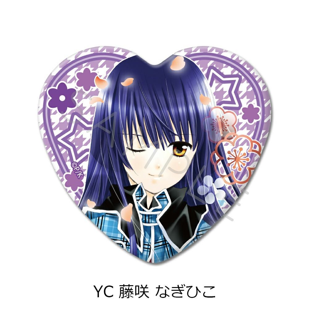 しゅごキャラ！』第2弾 ハート型缶バッジ YC (藤咲 なぎひこ) | ビビット
