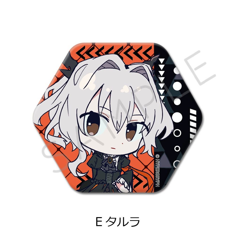 アークナイツ【焔燼曙明／RISE FROM EMBER】 六角形缶バッジ E(タルラ