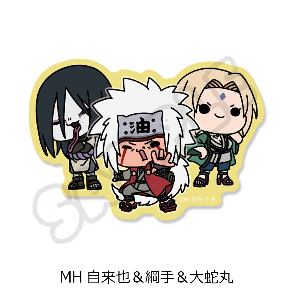 TVアニメ『NARUTO -ナルト- 』 クリアステッカー MH（自来也＆綱手