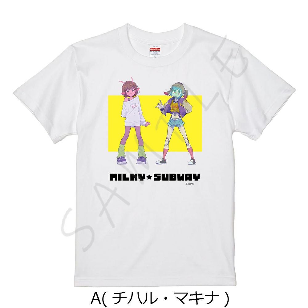 アニメ『銀河特急 ミルキー☆サブウェイ』 Tシャツ A(チハル・マキナ