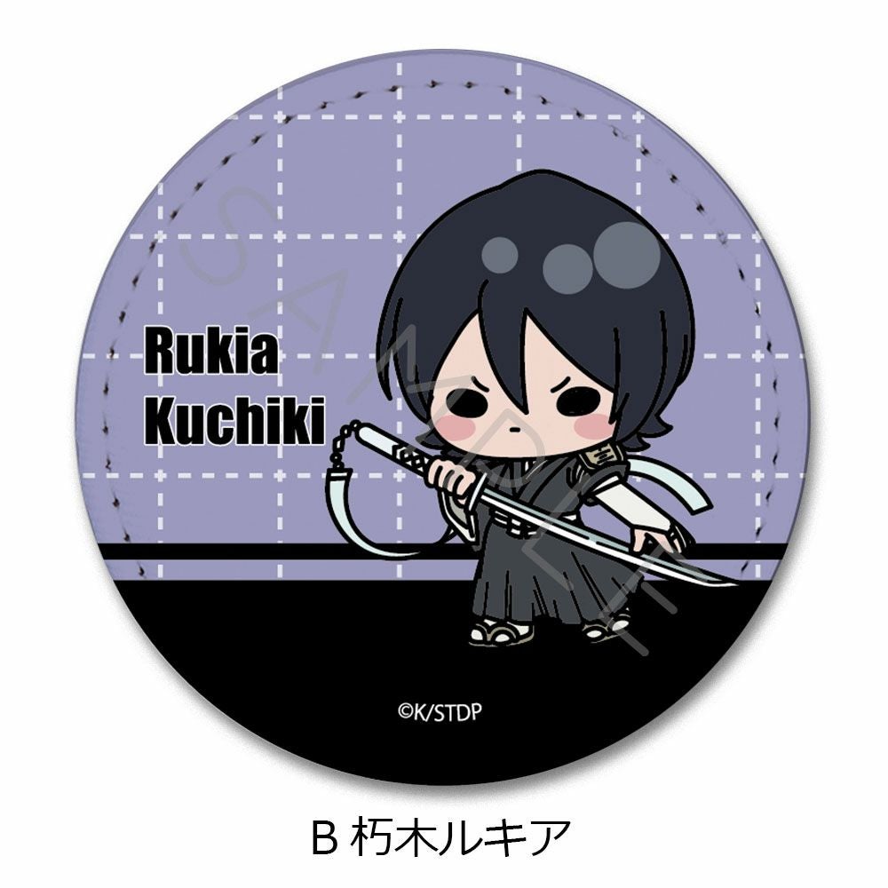 朽木ルキア　ルキア　ミニ　BLEACH　ブリーチ　缶バッジ　HERO　夏祭り TVアニメ『BLEACH 千年血戦篇』 レザーバッジ B(朽木ルキア) | ビビット