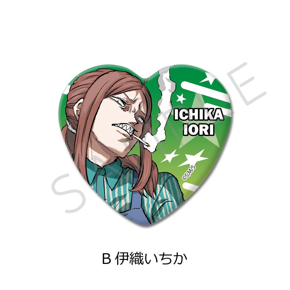一勝千金』 ハート型缶バッジ B(伊織いちか) | ビビット