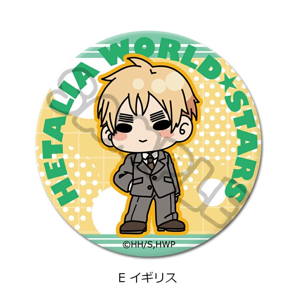 アニメ「ヘタリア World☆Stars」 丸形缶バッジ(57mm) E(イギリス