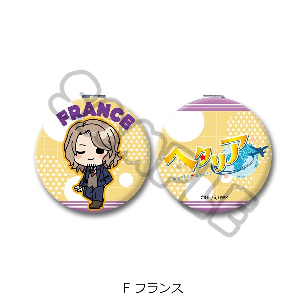 アニメ「ヘタリア World☆Stars」 コンパクトミラー F(フランス