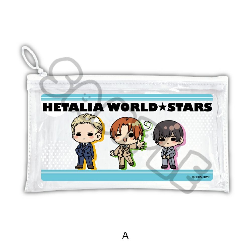 アニメ「ヘタリア World☆Stars」 フラットクリアポーチ A | ビビット