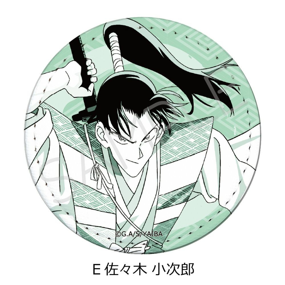 TVアニメ『真・侍伝YAIBA』レザーバッジ(丸形) E (佐々木 小次郎