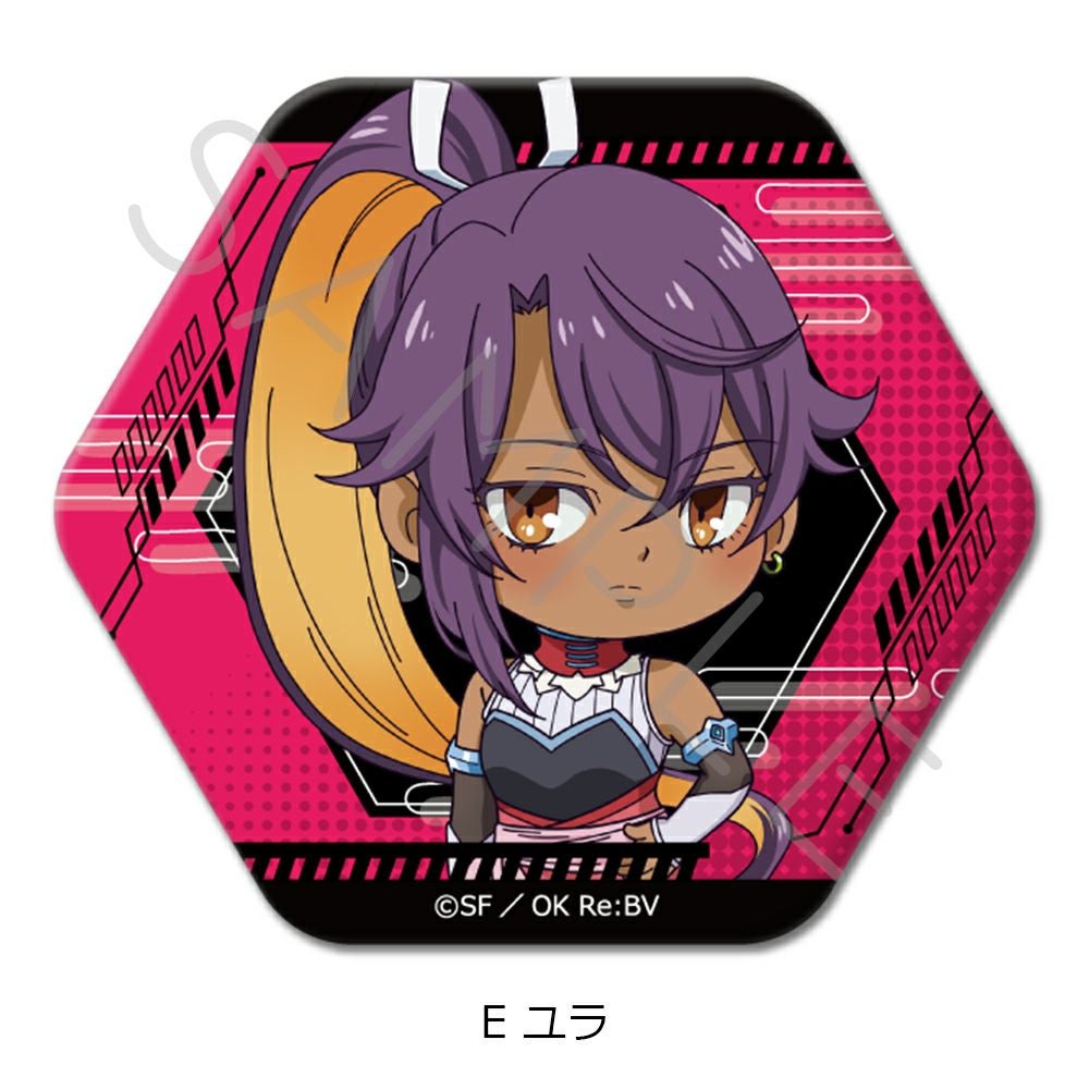 E♡様　缶バッジ TVアニメ『陰陽廻天 Re:バース』六角形缶バッジ E (ユラ) | ビビット