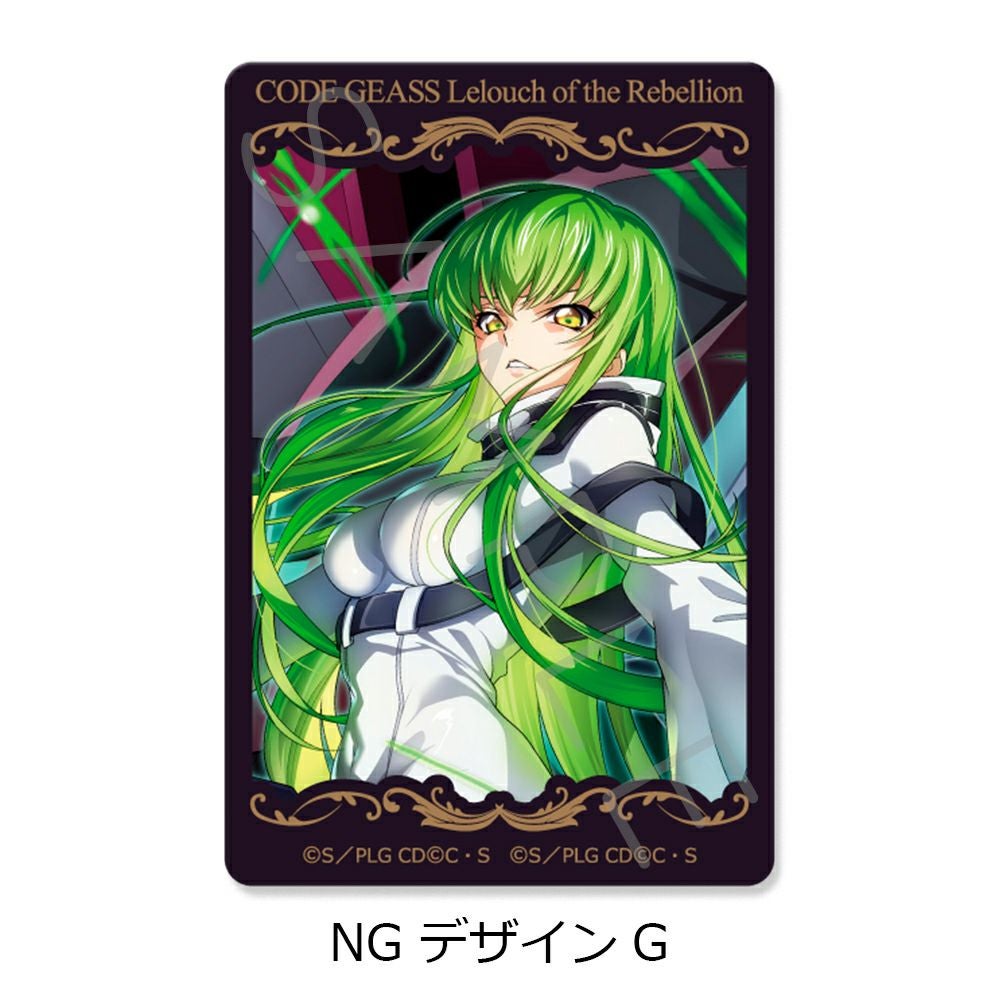 コードギアス 反逆のルルーシュ』第4弾 クリアカードステッカーA（全10