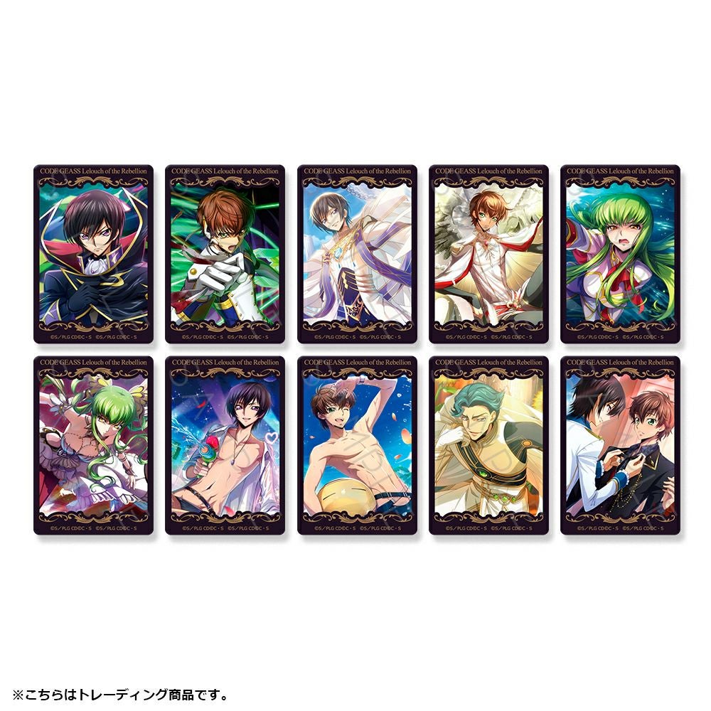 コードギアス 反逆のルルーシュ』第4弾 クリアカードステッカーB（全10