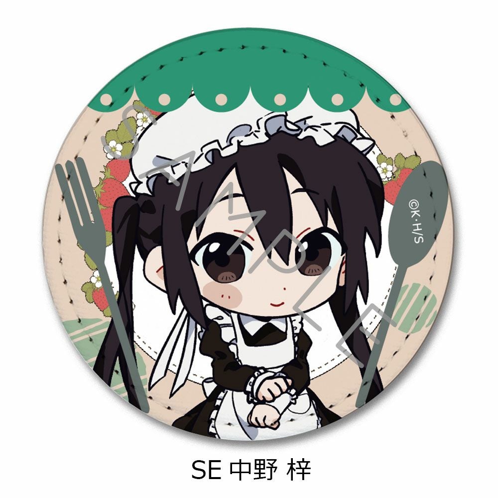 けいおん！』第2弾レザーバッジ（丸形） SE（中野 梓） | ビビット