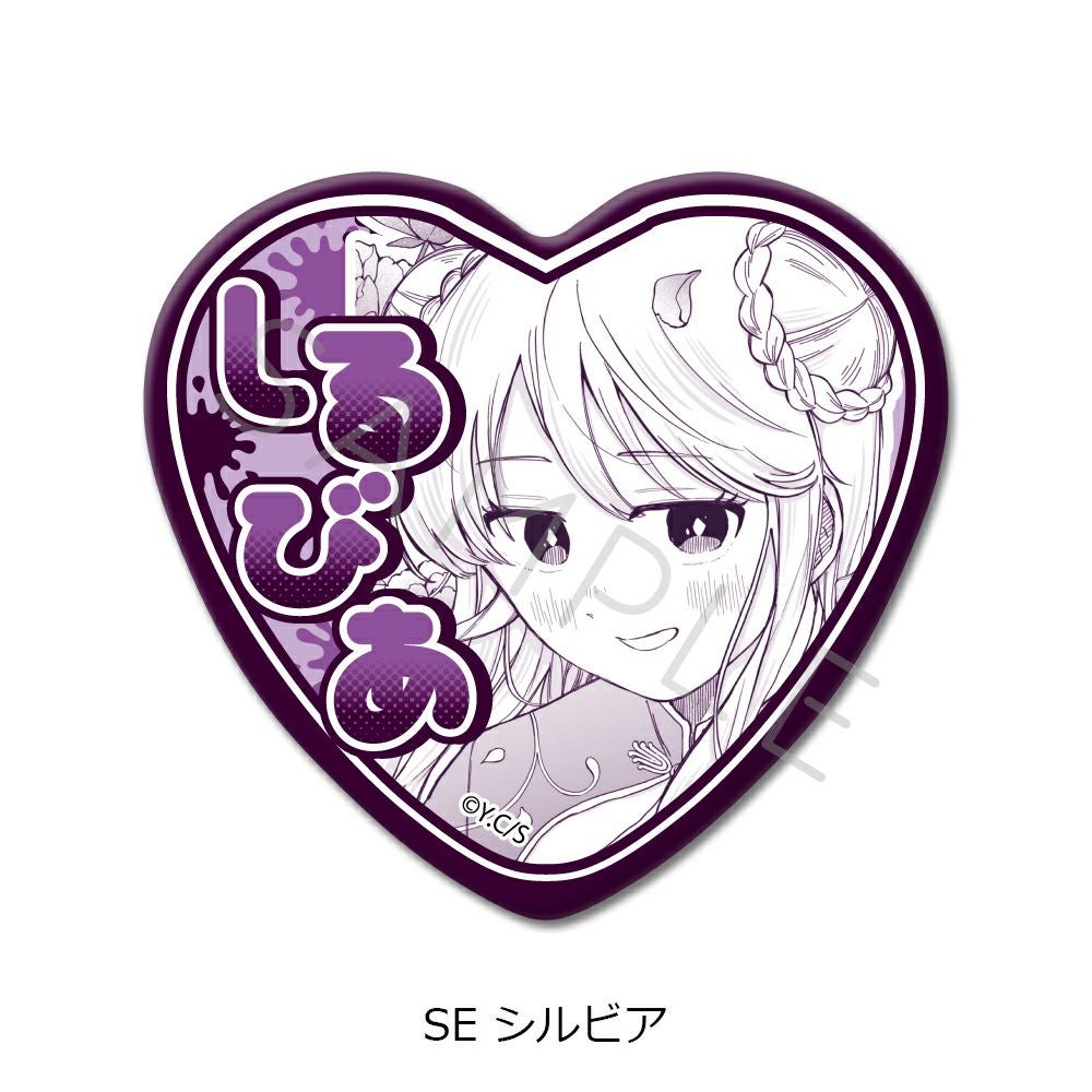 ハート型缶バッジ | ビビット
