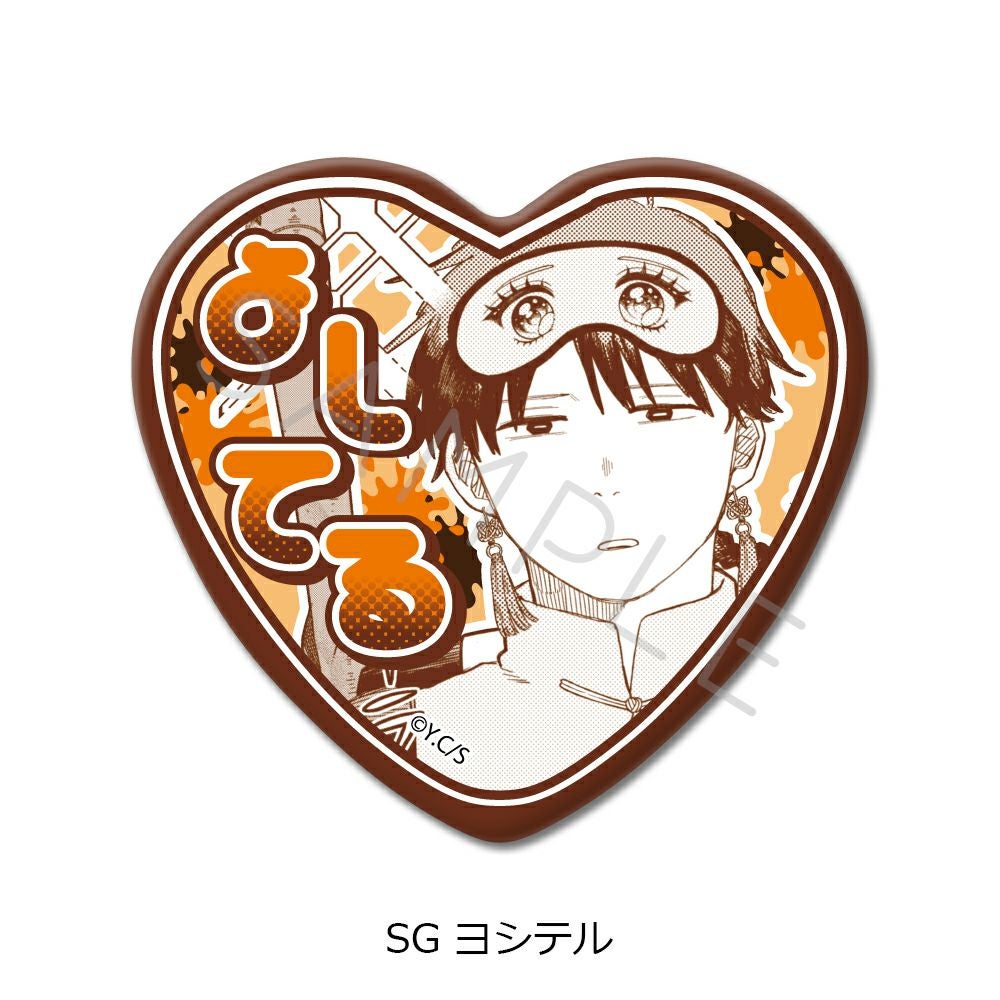 ハート型缶バッジ | ビビット