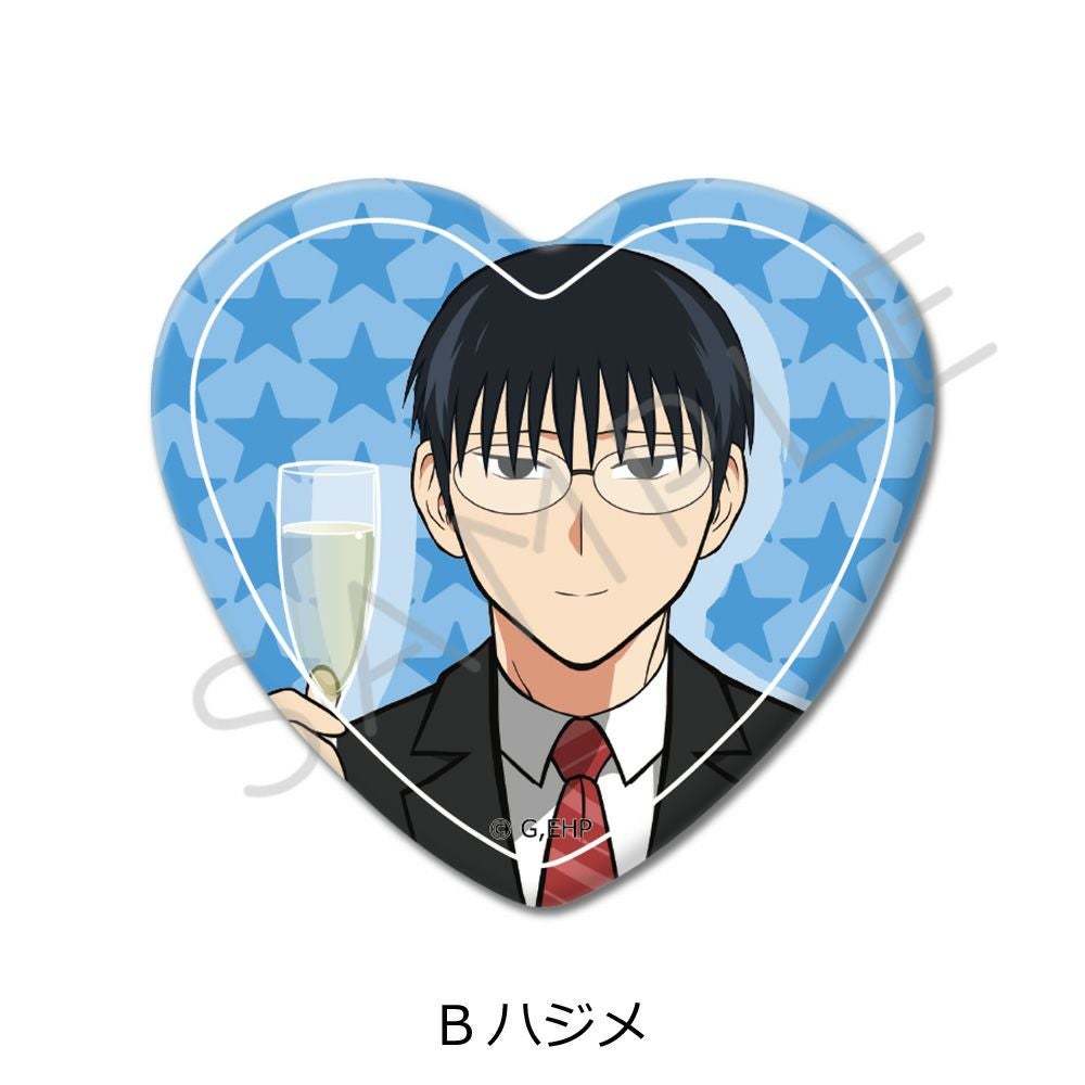アニメ『えぶりでいホスト』ハート型缶バッジ B (ハジメ) | ビビット
