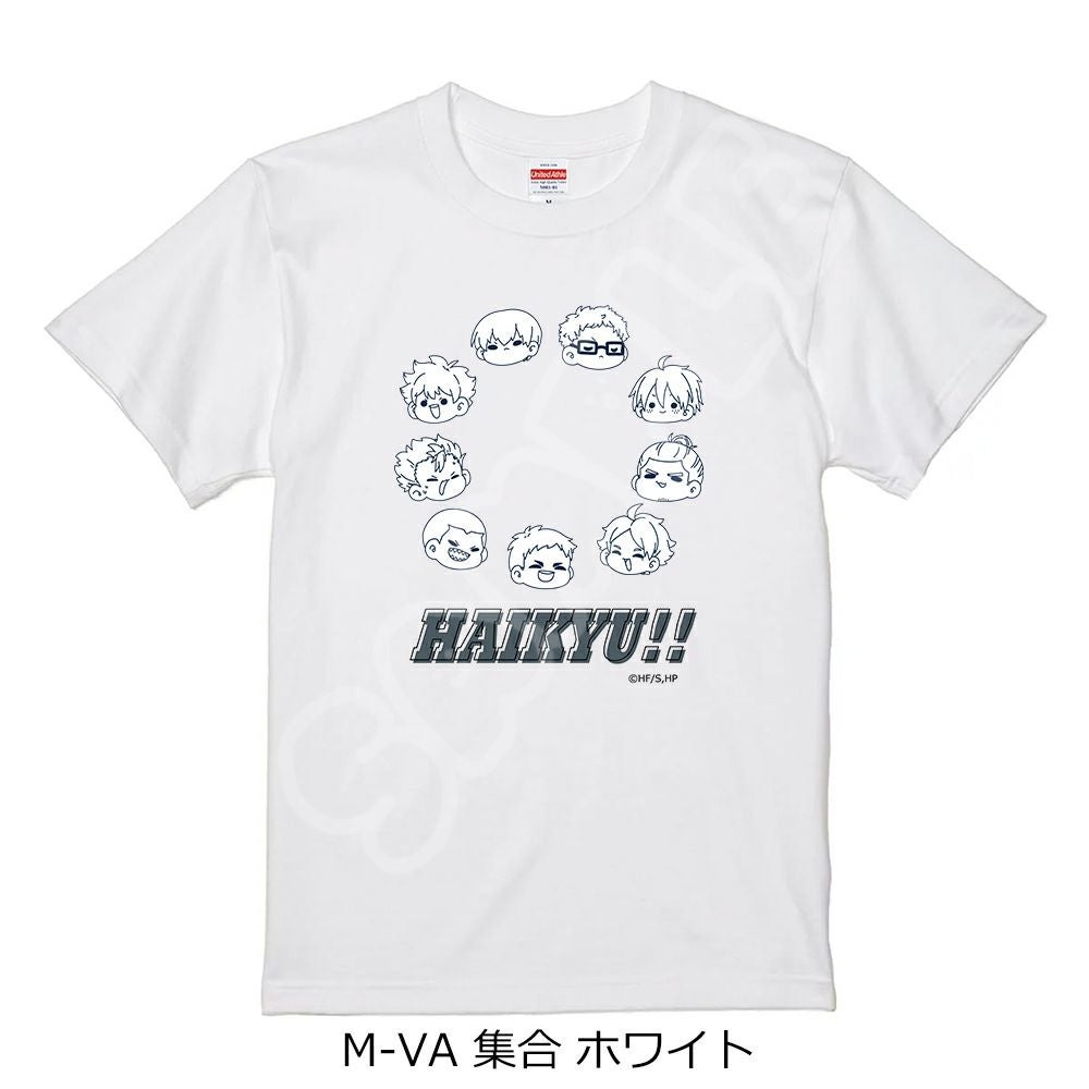 ハイキュー!!」第8弾 Tシャツ M-VA(集合) ホワイト Sサイズ Mサイズ L