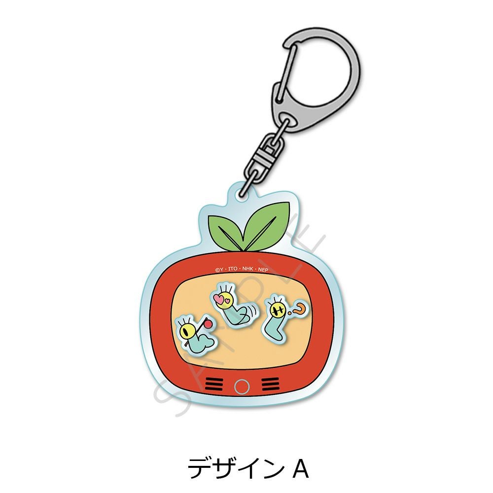 ニャッキ！」シャカシャカアクリルキーホルダー デザインA | ビビット