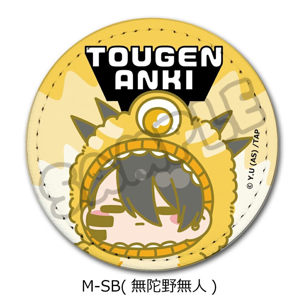 TVアニメ「桃源暗鬼」第3弾 レザーバッジ（丸形) M-SB (無陀野無人