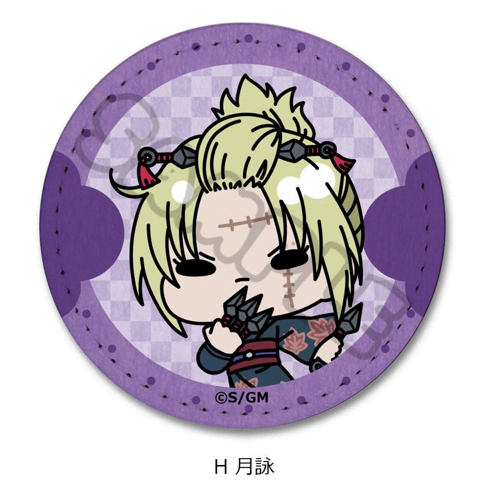 新劇場版 銀魂 -吉原大炎上-』 レザーバッジ(mochochoシリーズ) H(月詠
