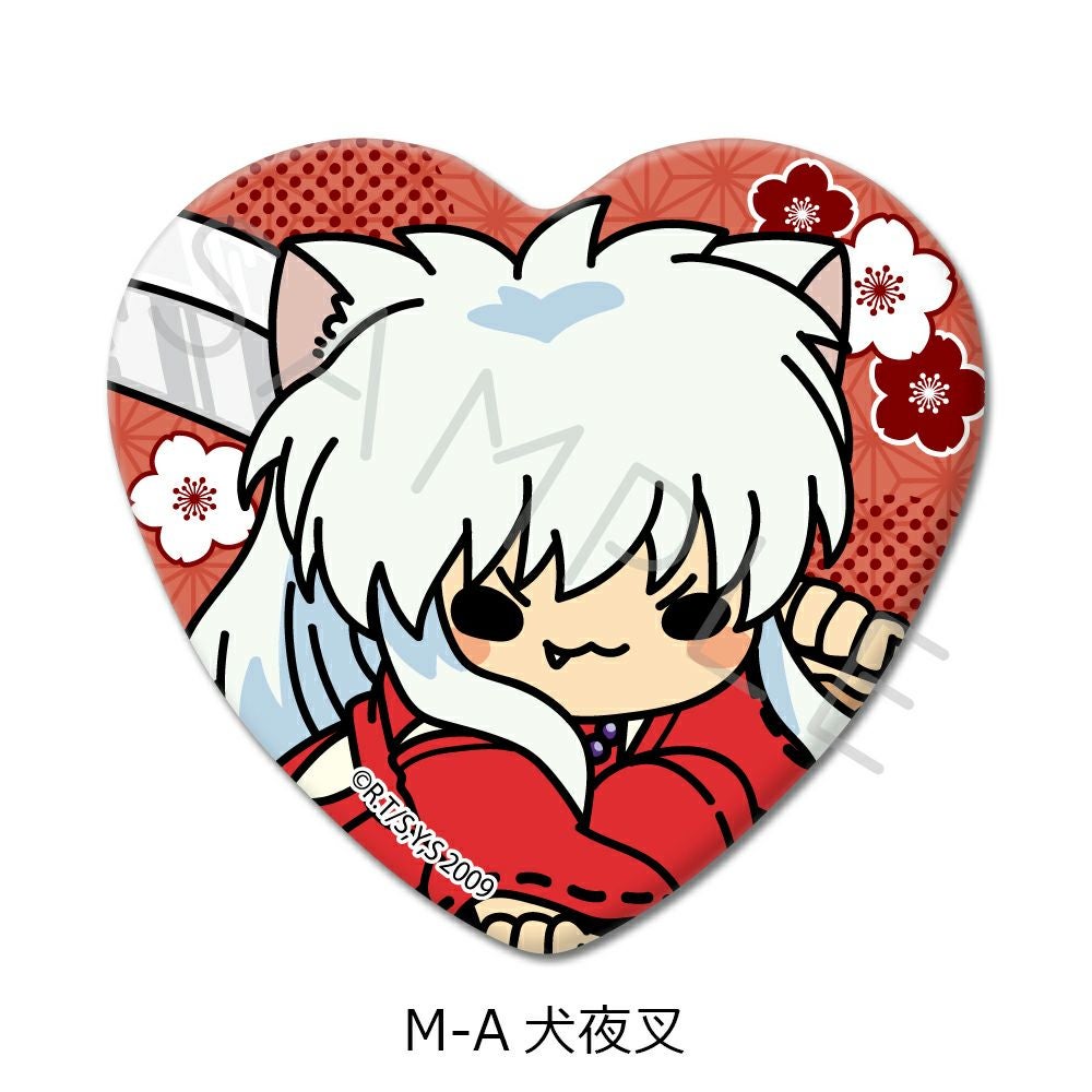 犬夜叉』 ハート型缶バッジ | j-hobby Collection