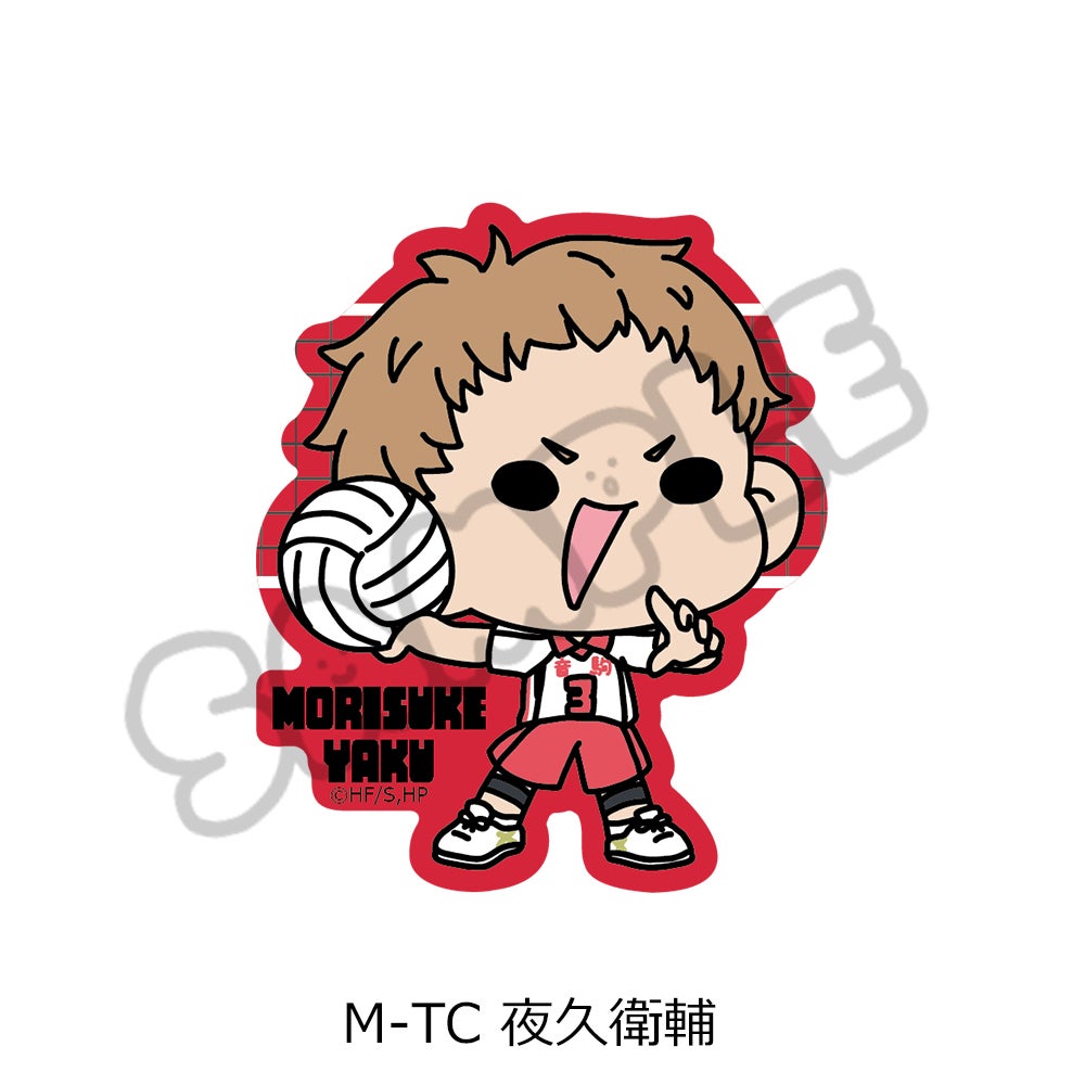 ハイキュー!!」第9弾 クリアカードステッカー(mochocho) M-TC(夜久衛輔