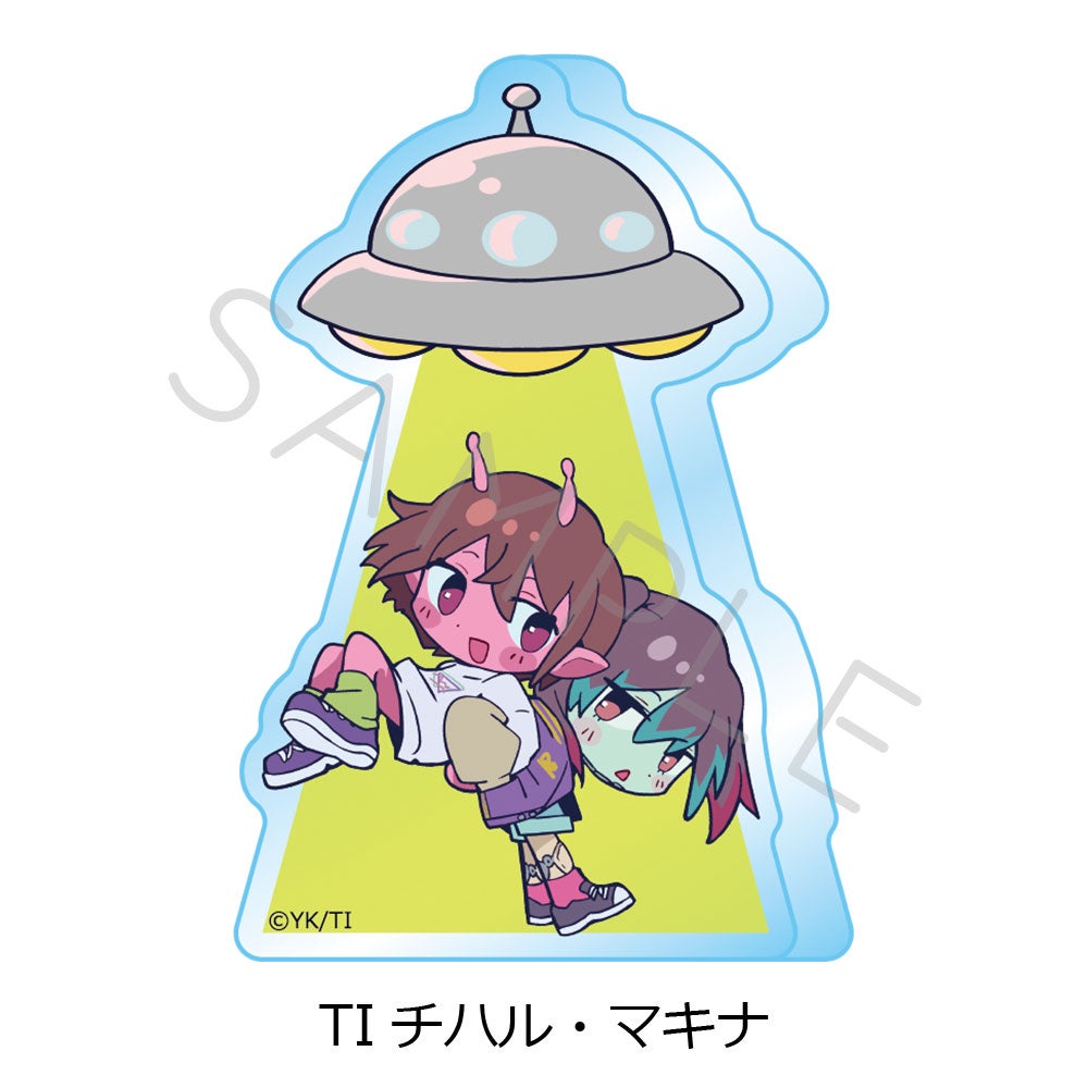 ミルキーサブウェイ　アクリルミニブロック アニメ「銀河特急 ミルキー☆サブウェイ」 アクリルミニブロック